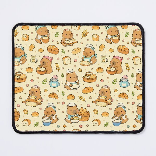 Item preview, Cute Capybara Little Baker Bread Pattern designed and sold by Soft Berry Studio.