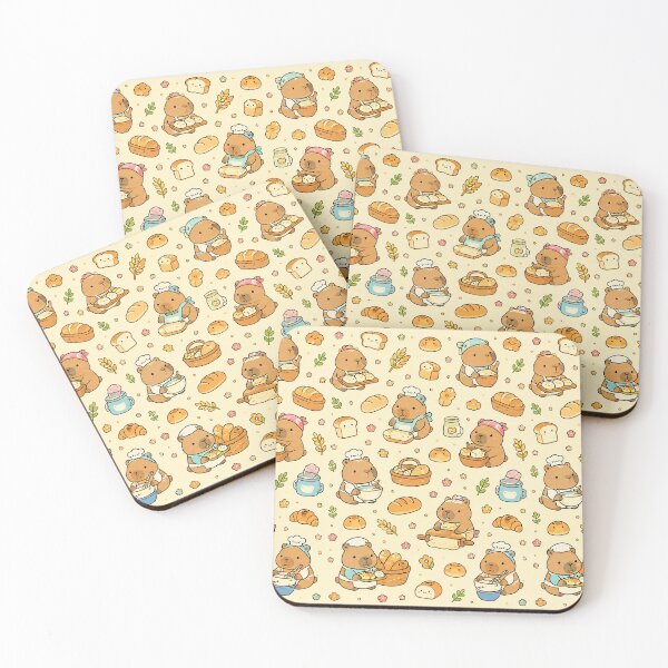 Item preview, Cute Capybara Little Baker Bread Pattern designed and sold by Soft Berry Studio.