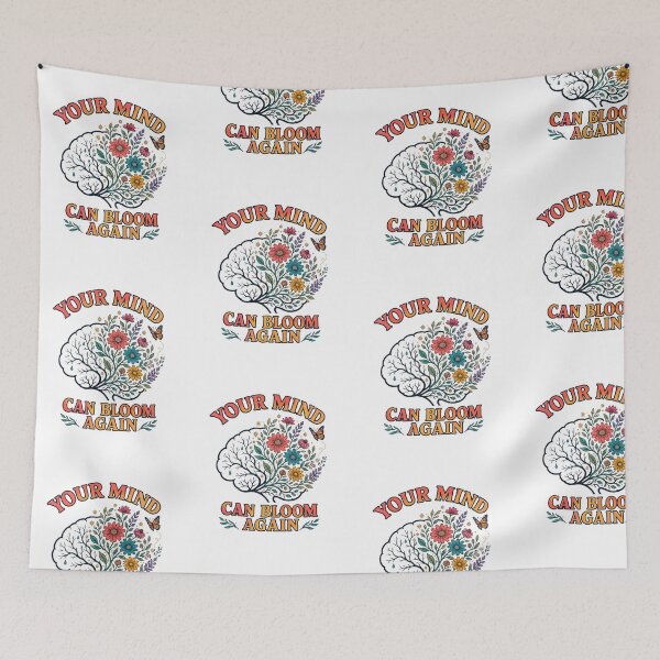 Item preview, Your Mind Can Bloom Again – Mental Health Hope designed and sold by NinaCreator.