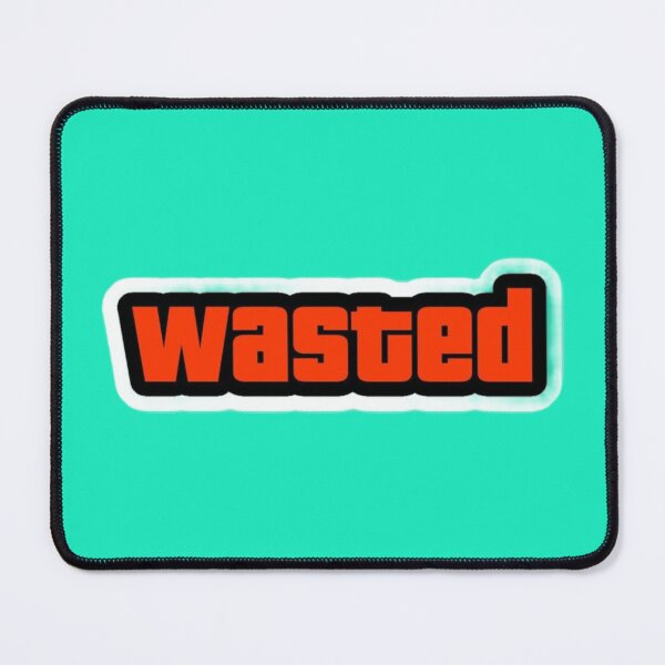 Item preview, Wasted Bold Typography – Funny Red and Black Streetwear Design designed and sold by aloksahu123.
