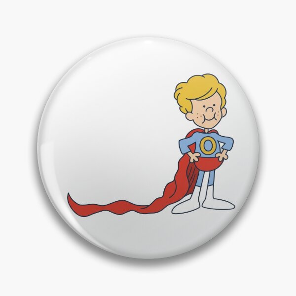 Item preview, Zero the Hero –Educational TV Inspired Retro Cartoon Design designed and sold by Deviant Logic Design.