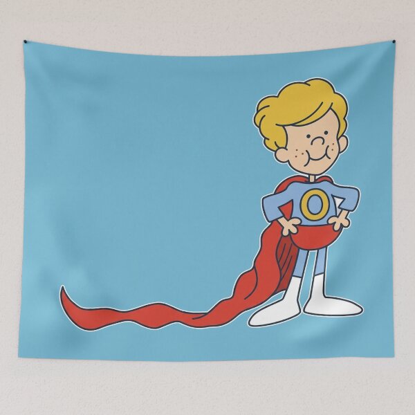 Item preview, Zero the Hero –Educational TV Inspired Retro Cartoon Design designed and sold by Deviant Logic Design.
