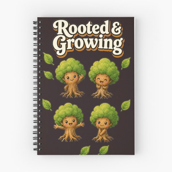 Item preview, Rooted & Growing – Cute Cartoon Trees & Leaves Nature Design designed and sold by Cartoon art with a purpose ❤️ Supporting Althea’s friends .