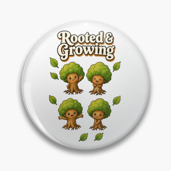 Item preview, Rooted & Growing – Cute Cartoon Trees & Leaves Nature Design designed and sold by Cartoon art with a purpose ❤️ Supporting Althea’s friends .