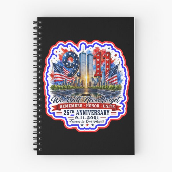 Item preview, We Will Never Forget 9 11 25th Anniversary   designed and sold by WoodburyLake.