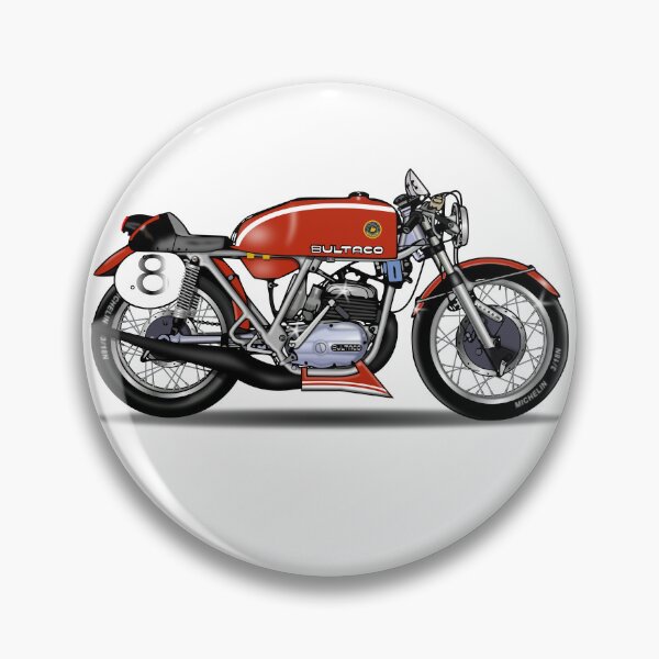 Artikelvorschau, Vintage Bultaco Motorrad entworfen und verkauft von SUPERFIREFLY.