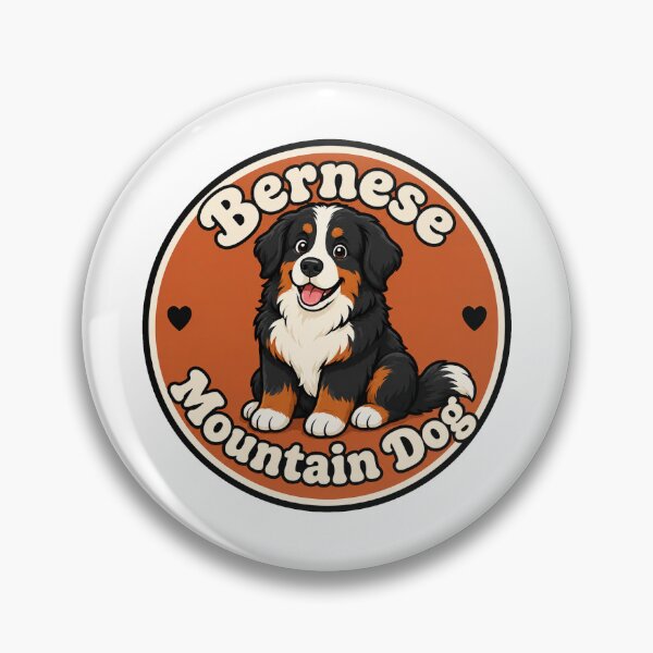 Item preview, Bernese Mountain Dog Cute Sticker Dog Lover Gift designed and sold by RedRubyBubble.
