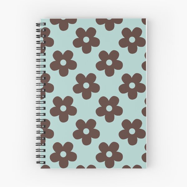 Item preview, Retro Floral Pattern Gift For Mom Wife Girls or Best Friend | Vintage Brown Daisy | Blue Baby and Espresso Flower Seamless Pattern for Teacher or Students designed and sold by VivaFy.