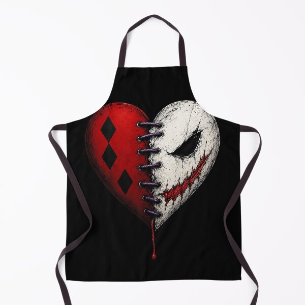 Item preview, Stitched Jester and Creepy Clown Heart designed and sold by Munib302.