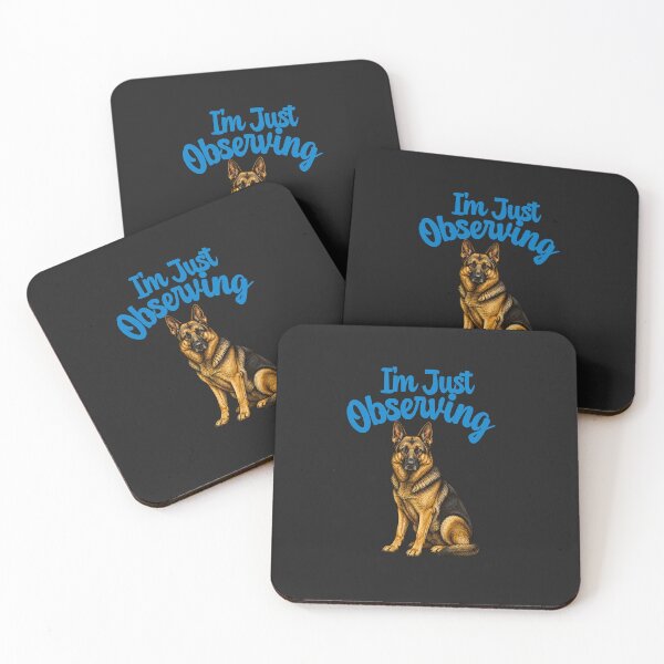 Item preview, I’m Just Observing German Shepherd Funny Dog Design designed and sold by AdicretorDesign.