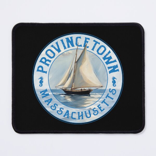 Item preview, Provincetown Massachusetts Vintage Sailboat Design designed and sold by Futurebeachbum.