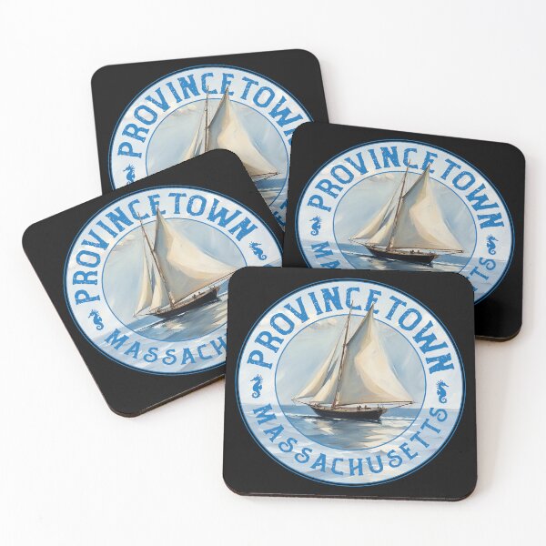 Item preview, Provincetown Massachusetts Vintage Sailboat Design designed and sold by Futurebeachbum.