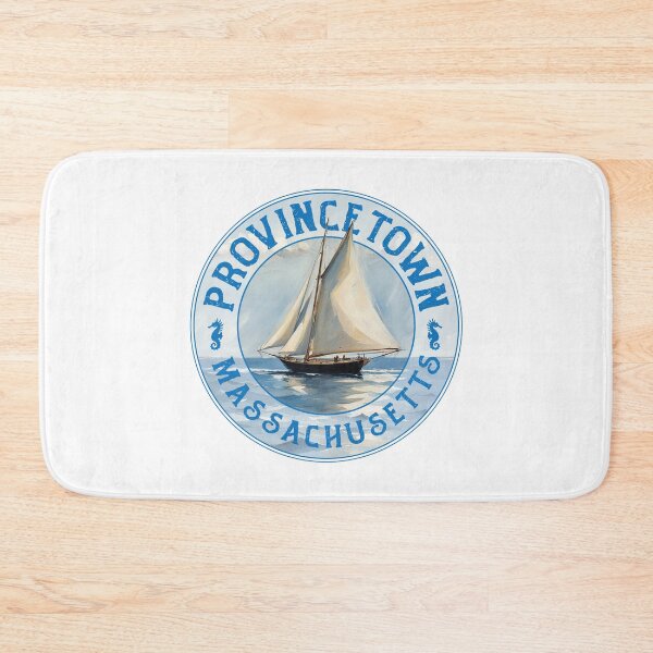 Item preview, Provincetown Massachusetts Vintage Sailboat Design designed and sold by Futurebeachbum.