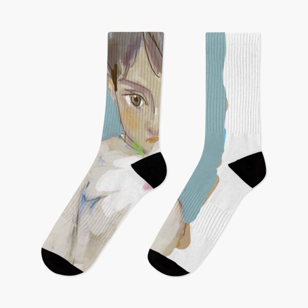 Item preview, Digital Painted Portrait With White Flower designed and sold by Laoffecinatiend.