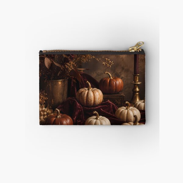 Item preview, Moody Autumn Still Life with Pumpkins and Velvet designed and sold by aleano2026.
