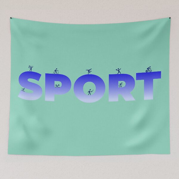 Item preview, Integrated Sports Typography Athletes Silhouette Art Graphic designed and sold by CreativeArtistL.