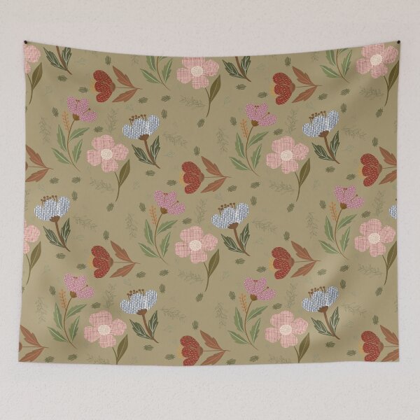 Item preview, Textured Flower Seamless Design designed and sold by Cato Designs.