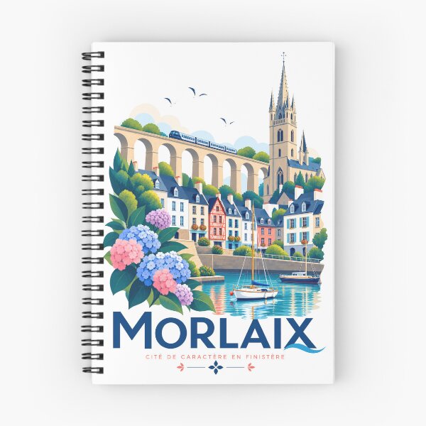 Item preview, Morlaix sign with city landmarks designed and sold by 1enchik.