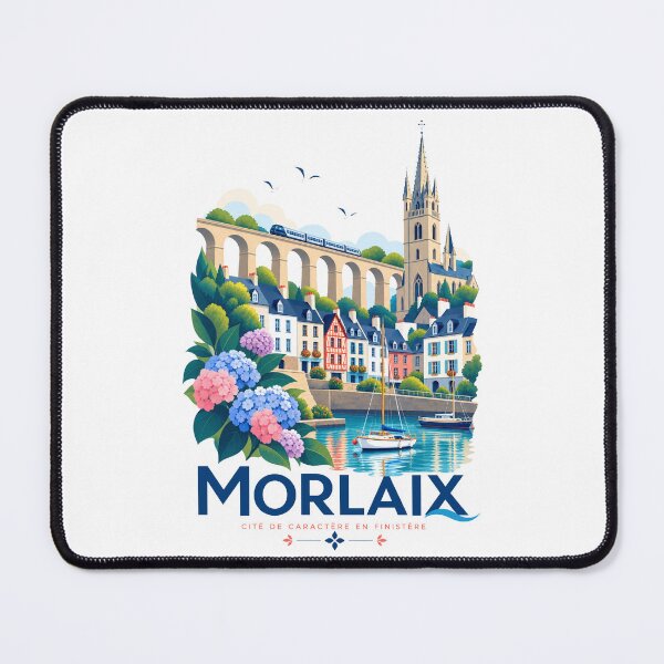 Item preview, Morlaix sign with city landmarks designed and sold by 1enchik.