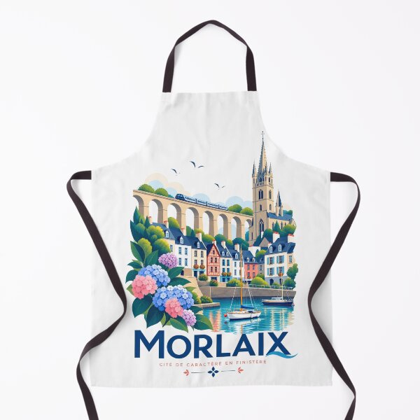 Item preview, Morlaix sign with city landmarks designed and sold by 1enchik.