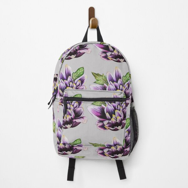 Artikelvorschau, Lila Chrysantheme mit Blattmuster 1 C1 entworfen und verkauft von nastiaart.