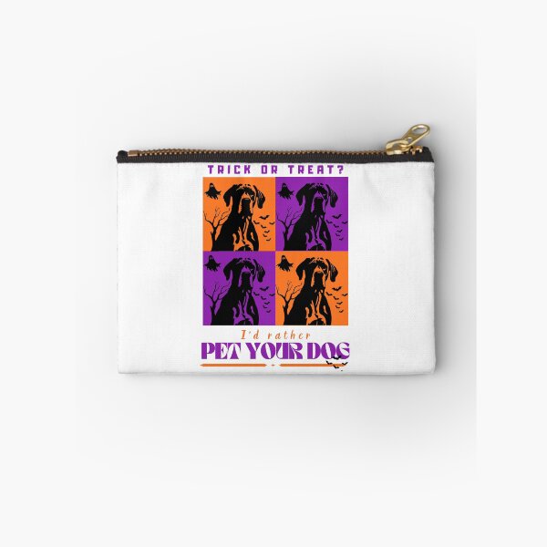 Item preview, Trick Or Treat? I'd Rather Pet Your Dog - Funny Dogtrovert Halloween Pop Art designed and sold by Neurospicy Trolls.