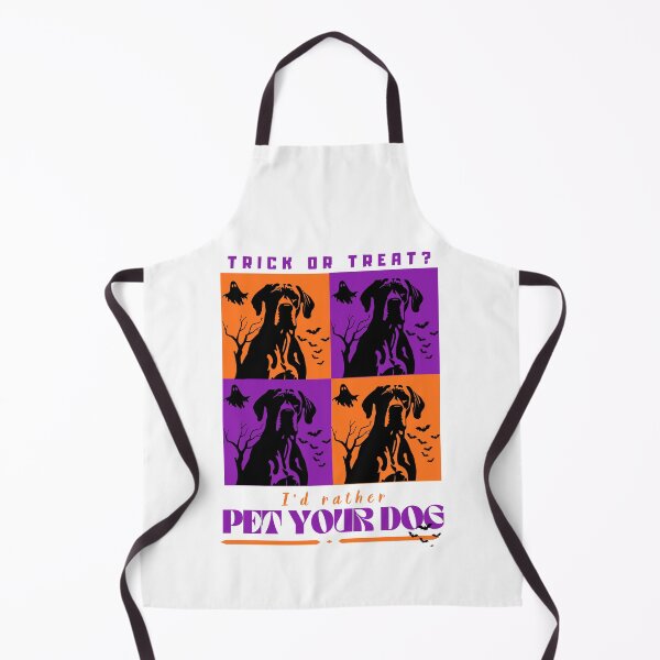 Item preview, Trick Or Treat? I'd Rather Pet Your Dog - Funny Dogtrovert Halloween Pop Art designed and sold by Neurospicy Trolls.