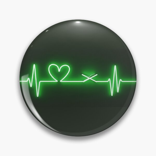 Item preview, Neon Green Quran Heartbeat – Modern Islamic Cyberpunk Lifeline designed and sold by D-Islamic.