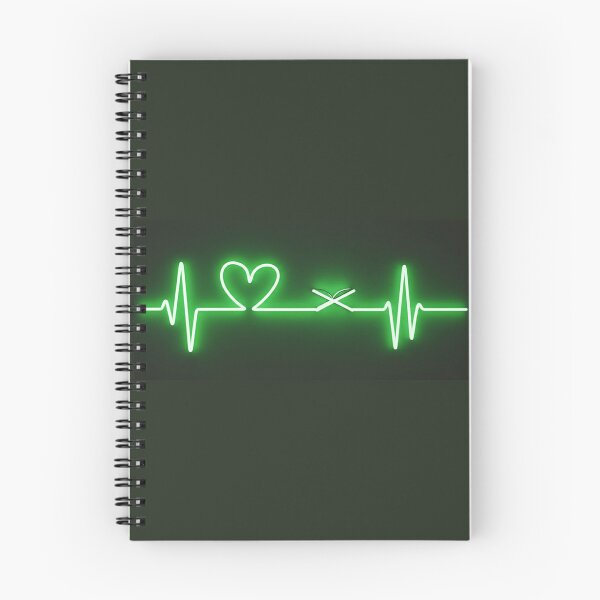 Item preview, Neon Green Quran Heartbeat – Modern Islamic Cyberpunk Lifeline designed and sold by D-Islamic.