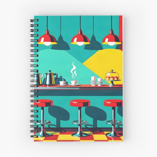 Item preview, Retro Diner Counter – Pop Art Café Poster designed and sold by LSVart.
