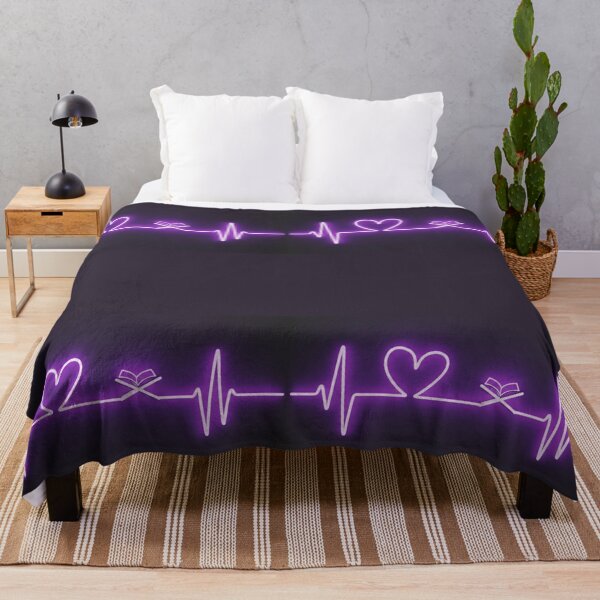 Item preview, Neon Purple Quran Heartbeat – Modern Islamic Cyberpunk Lifeline designed and sold by D-Islamic.