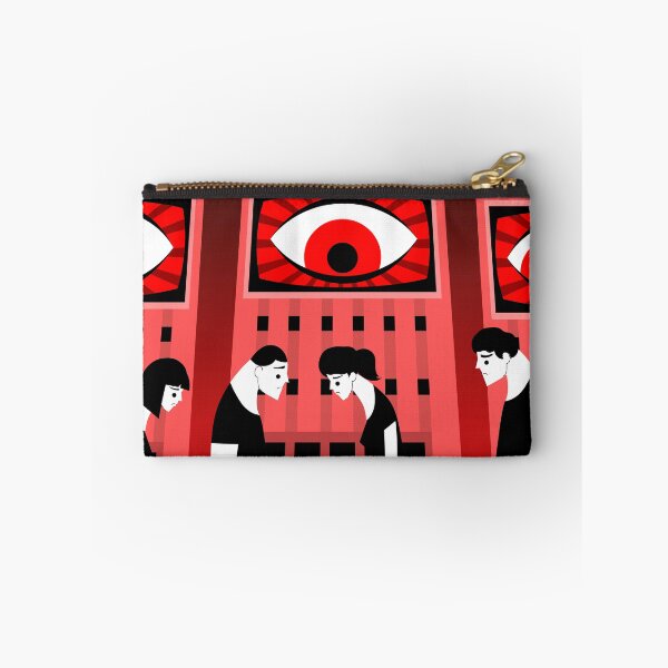Item preview, people in an Orwellian dystopia monitored by giant eyes on screens designed and sold by matintheworld ( delcarmat ).