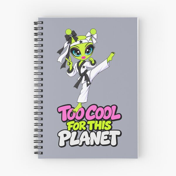 Item preview, Too Cool for This Planet – Alien Karate Girl designed and sold by Aimetoi.
