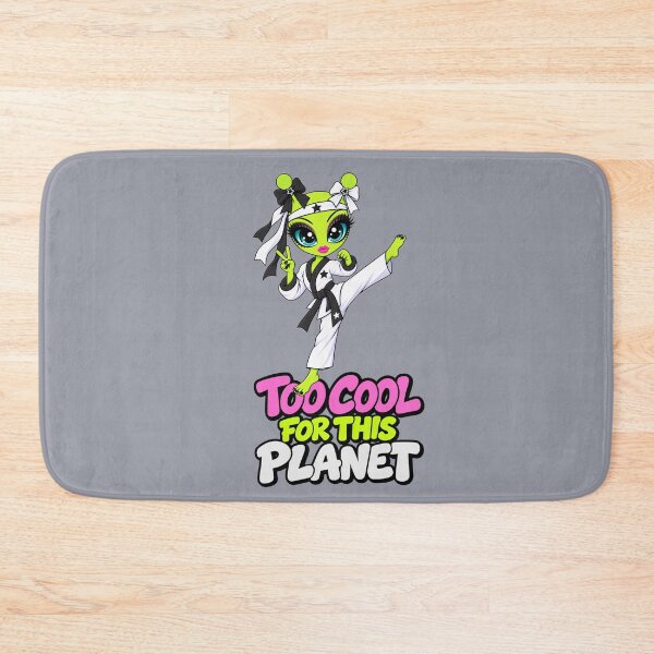 Item preview, Too Cool for This Planet – Alien Karate Girl designed and sold by Aimetoi.