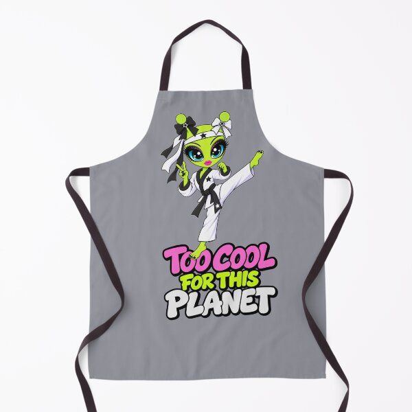Item preview, Too Cool for This Planet – Alien Karate Girl designed and sold by Aimetoi.
