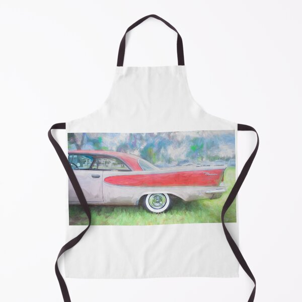 Item preview, Póster con el plano técnico del Chrysler Windsor de 1957 en color Rosa Desierto y Rojo Gauguin. designed and sold by RichFrancoCars.