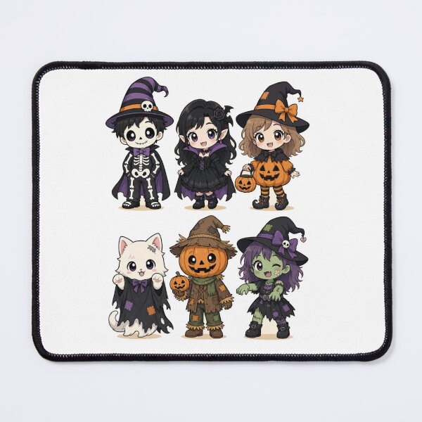 Item preview, Cute Halloween Character Sticker Sheet | Kawaii Spooky Squad Stickers designed and sold by HOODYBUDSTYLES.