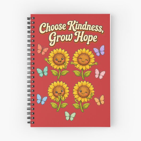 Item preview, Choose Kindness, Grow Hope – Sunflowers & Butterflies Inspirational Design designed and sold by Cartoon art with a purpose ❤️ Supporting Althea’s friends .