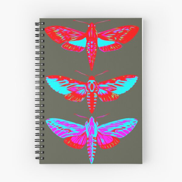 Item preview, Specimen 005 — Neon Sphinx Moths — Sphingidae sp. designed and sold by DelamuraArt.