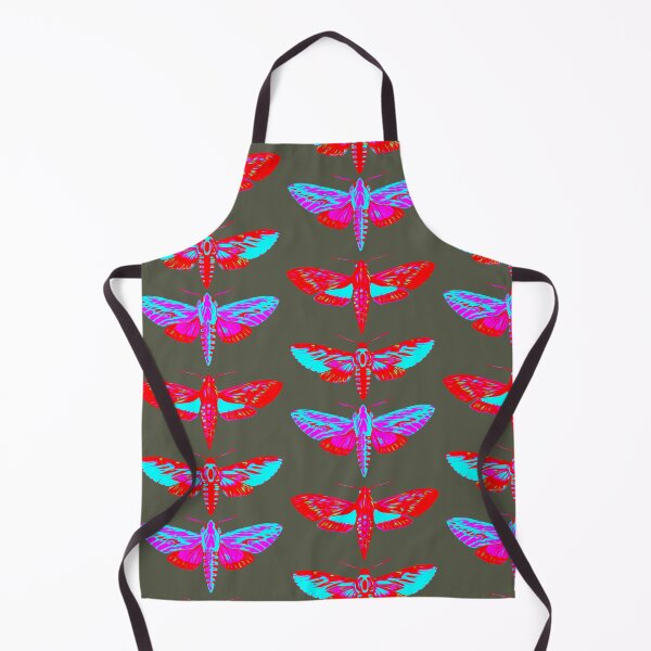 Item preview, Specimen 005 — Neon Sphinx Moths — Sphingidae sp. designed and sold by DelamuraArt.