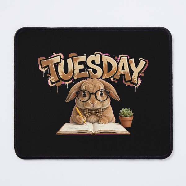 Item preview, Funny Grumpy Rabbit - Cute Bunny Face Illustration designed and sold by Surviving Monday Club.