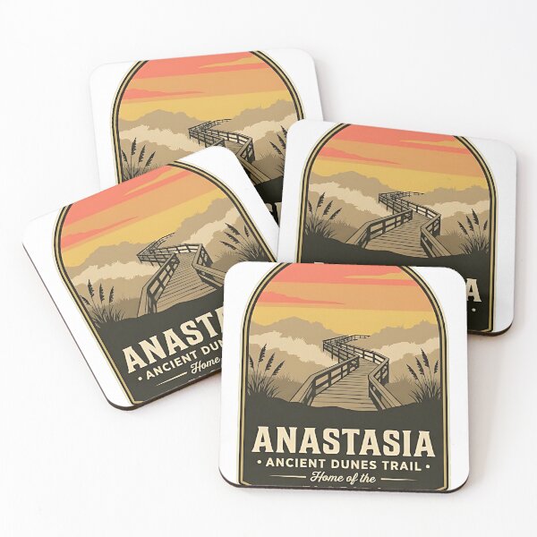 Item preview, Anastasia State Park Ancient Dunes Trail Boardwalk Sticker designed and sold by DetourDgn.