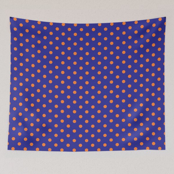 Item preview, Mini Polka Dot Blue and Orange. designed and sold by Jeallan Designs.