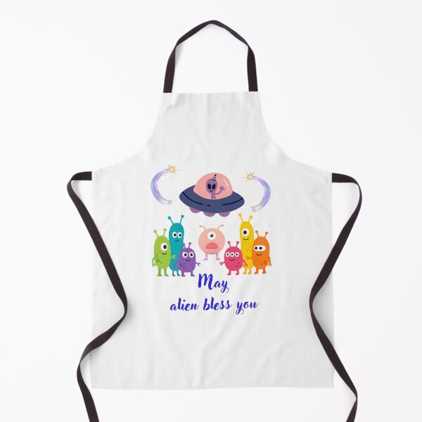 Item preview, May Alien Bless You Cute Funny Space Monsters Art designed and sold by NikBrin Prevail .