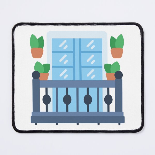 Item preview, Balcony View - Outdoor Space Sticker for Apartment Properties designed and sold by Tr Creative Design.