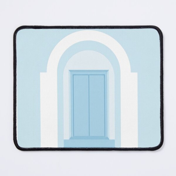 Item preview, Whitewashed Archway | Minimalist Mediterranean Doorway Print designed and sold by Zaramodo.