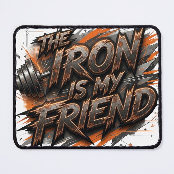 Item preview, Edgy THE IRON IS MY FRIEND designed and sold by dazzlemakers.