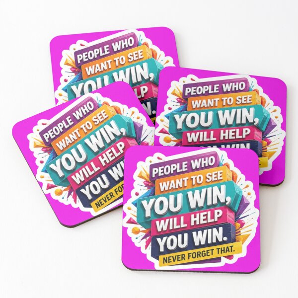Item preview, People Who Want To See You Win Will Help You Win Sticker designed and sold by Scro-Ciob-Shop.