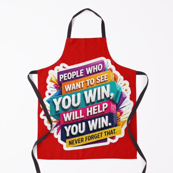 Item preview, People Who Want To See You Win Will Help You Win Sticker designed and sold by Scro-Ciob-Shop.