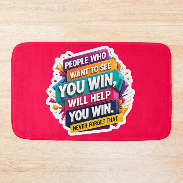 Item preview, People Who Want To See You Win Will Help You Win Sticker designed and sold by Scro-Ciob-Shop.
